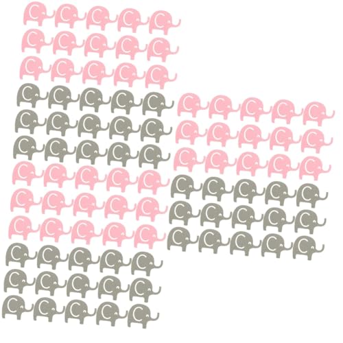 Alipis 300 Stk Tischdekoration aus Papier rosa Dekorationen Partydekorationen für Kinder partyartikel party sachen dekoratives Elefantenkonfetti Elefanten Konfetti Junge schmücken von Alipis