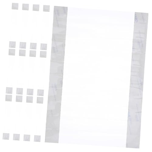 Alipis 300 Stück Preisschild Klare Bänder Lieferungen streifen klebstoff Preisanzeigekarte Federclips Clips für Preisetiketten Klebestreifen Klebeband Transparent von Alipis
