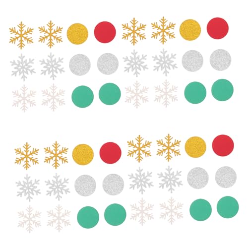 Alipis 300 Stück Schneeflocken Konfetti Glitzer Papierstreusel für Weihnachtsdeko Rot Grün Gold Silber Festliche Streudeko für Partytische Leicht Arrangierbar und Kompakt Alipis 300 Stück Schneeflocken Konfetti Glitzer Papierstreusel für Weihnachtsdeko Rot Grün Gold Silber Festliche Streudeko für Partytische Leicht Arrangierbar und Kompakt von Alipis