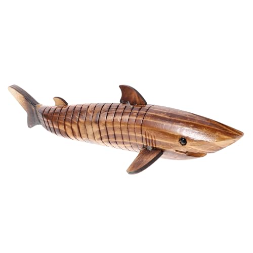 Alipis 33 cm großes Hai-Modell aus karbonisiertem Holz Tiere Figur Fisch Hai-Vakuum Desktop-Hai-Dekoration holzgeschenke holzdeko tischdeko Hai-kognitives Modell Holzhai-Modell hölzern Alipis 33 cm großes Hai-Modell aus karbonisiertem Holz Tiere Figur Fisch Hai-Vakuum Desktop-Hai-Dekoration holzgeschenke holzdeko tischdeko Hai-kognitives Modell Holzhai-Modell hölzern von Alipis