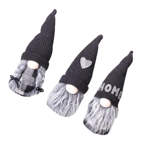 Alipis 3St gesichtslose Puppe für den einzug für Innendekoration adventsgeschenke Decor bastelset basteln Familienzwergschmuck Schlafzimmer dekore Stoff von Alipis