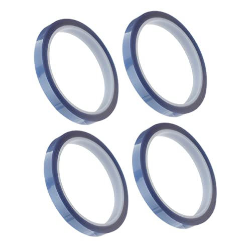 Alipis 4 Rollen Hitzebeständiges Klebeband Hochtemperatur Klebeband für Sublimation für Tassen Flaschen Platten Einfache Anwendung Rückstandsfrei Hohe Isolierung von Alipis