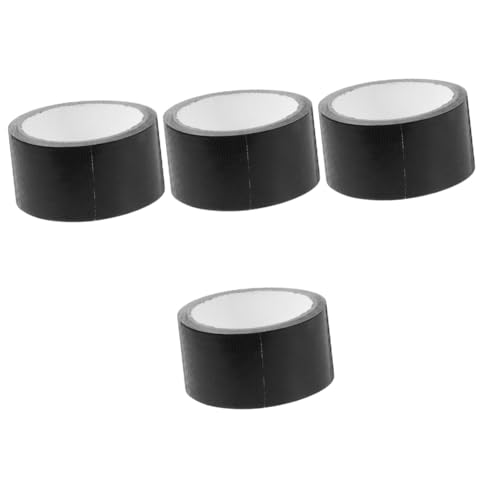 Alipis 4 Sätze Starkes Band Fabrikreparaturband Teppichband Stoff Butylband Streifen Klebeband Für Teppich Teppichklebeband Für Flächenteppiche Bodenmatte Mullfaser Schwarz 2 Rollen * 4 von Alipis