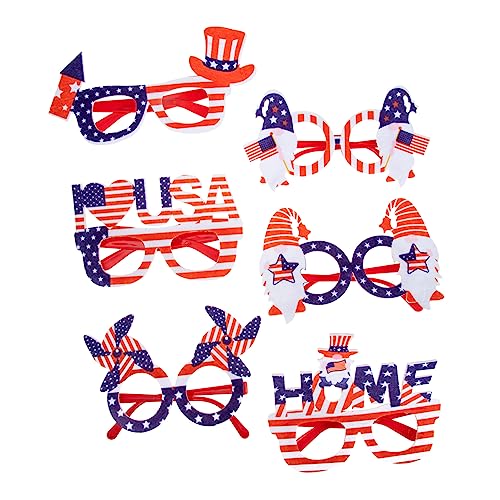 Alipis 4 Sätze Unabhängigkeitstagbrille Star-accessoires Neuartige Sonnenbrillen Für Erwachsene Fotografie Zubehör Lustige Partybrillen Patriotische Partybrille Lustige Brille 6 Stück * 4 Alipis 4 Sätze Unabhängigkeitstagbrille Star-accessoires Neuartige Sonnenbrillen Für Erwachsene Fotografie Zubehör Lustige Partybrillen Patriotische Partybrille Lustige Brille 6 Stück * 4 von Alipis