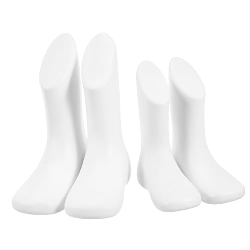 Alipis 4 Stück Fußmodell aus Wiederverwendbare Mannequins für Ansprechende Präsentation von Babyschuhen und Socken Geschäften Kompakte und Leichte Designs Einfach zu Reinigen von Alipis
