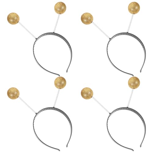 Alipis 4 Stück Glitzernde Haarreifen mit Schaumstoffbällen Dekorative Party accessoires für Cosplay und Kostüm Passend Einzigartiges Design für Karneval und Fasching von Alipis