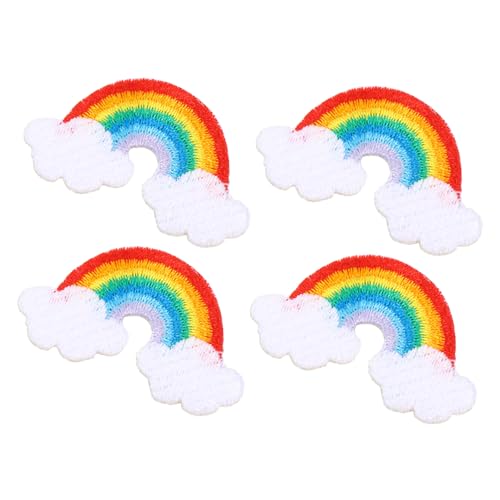 Alipis 4 Stück Selbstklebende Regenbogen Aufnäher DIY Stickerei Patches für Kleidung Polyester Bunte Applikationen zum Dekorieren und Reparieren von Textilien Vielseitig für Garment Alipis 4 Stück Selbstklebende Regenbogen Aufnäher DIY Stickerei Patches für Kleidung Polyester Bunte Applikationen zum Dekorieren und Reparieren von Textilien Vielseitig für Garment von Alipis