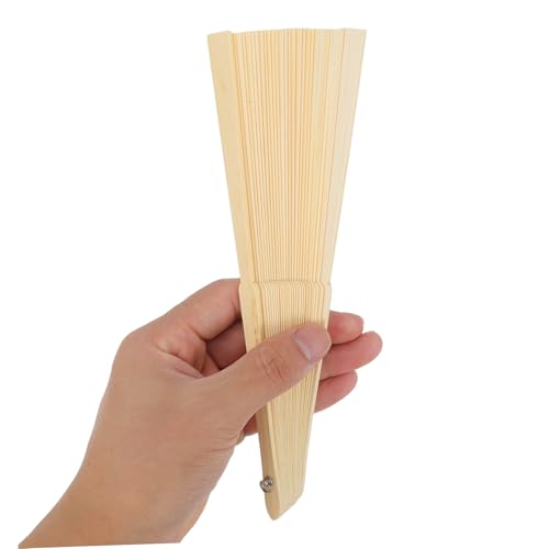 Alipis 4 Stück Teiliges Fächergestell für Diy Fächerherstellung Japanischer Stil Stabile Fächer für Hochzeiten Partys und Traditionelle Heimdekoration Naturfarben von Alipis