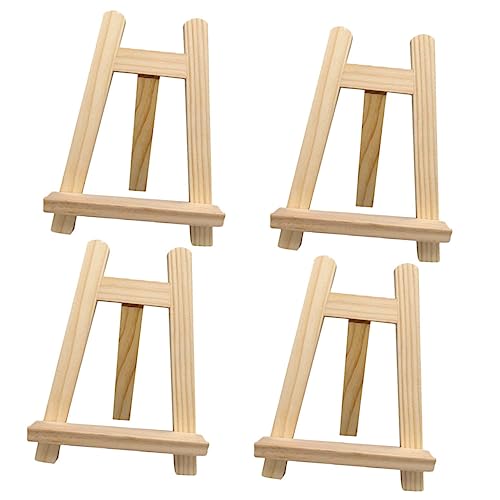 Alipis 4 Stück Teiliges Mini Staffelei aus Massivem Holz Dreieckiger Stützrahmen für Malerei und Fotodisplay Vielseitiger Tischständer für Zuhause und Büro Alipis 4 Stück Teiliges Mini Staffelei aus Massivem Holz Dreieckiger Stützrahmen für Malerei und Fotodisplay Vielseitiger Tischständer für Zuhause und Büro von Alipis