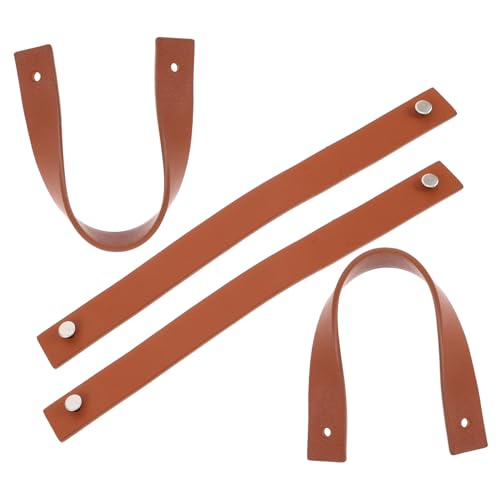Alipis 4 Stück Teiliges PU Lederschilder Halterung für Wandmontage zum Aufhängen von Willkommensschildern und Sitzplänen und Funktional Vielseitig Einsetzbar für Hochzeiten und Events von Alipis
