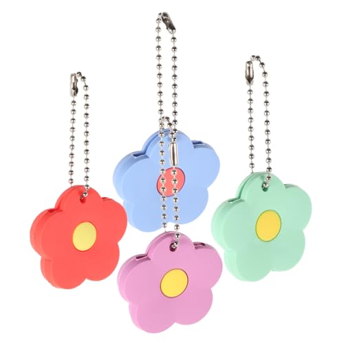 Alipis 4 Stück Teiliges Schlüsselcover Set aus Flexiblem PVC Blumendesign Bunte Schlüsselhüllen für Haustür Leicht Anzubringen und Wiederverwendbar zur Schlüsselunterscheidung und Schutz Alipis 4 Stück Teiliges Schlüsselcover Set aus Flexiblem PVC Blumendesign Bunte Schlüsselhüllen für Haustür Leicht Anzubringen und Wiederverwendbar zur Schlüsselunterscheidung und Schutz von Alipis