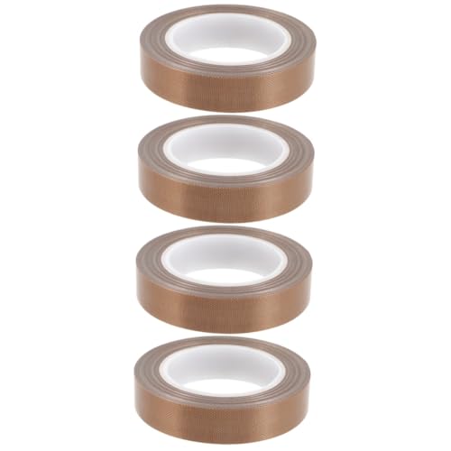Alipis 4 Stück Vakuumversiegelungsband Ptfe Hitzebeständiges Klebeband für Vakuumversiegler Langlebig Isolierend für Handversiegler Hohe Haftkraft Kompatibilität von Alipis