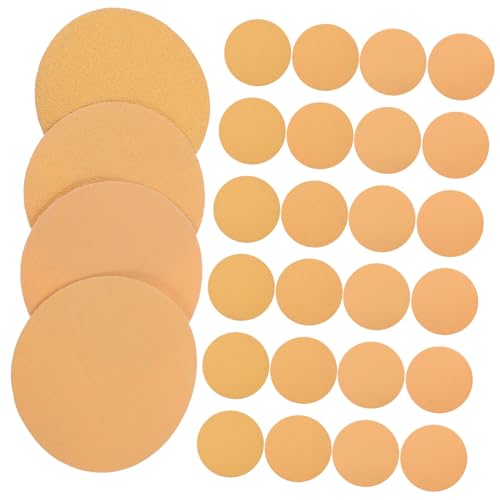 Alipis 40 Stück Schleifpapierscheibe Zubehör Polieren für Hartholz Unterlage unterstützt Schleifpapier sortiert Sandpapierpolster Schleifpads Schleifpapier Bohraufsatz Holz Schleifpapier von Alipis