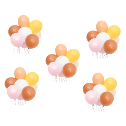 Alipis 45 Sätze Gänseblümchen-Partydekorationen Outdoor-Kranz Orangefarbener Ballon latex luftballons latex ballons Hochzeitsdekorationen Girlande Gänseblümchen-Ballons-Dekor Blumenballon von Alipis