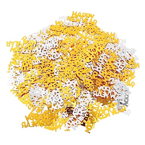 Alipis Neujahrsfeier 450 Stück Gold Silber Gemischte Konfetti Buchstaben Weihnachtsdekoration Party Tischdekoration Handwerk Alipis Neujahrsfeier 450 Stück Gold Silber Gemischte Konfetti Buchstaben Weihnachtsdekoration Party Tischdekoration Handwerk von Alipis