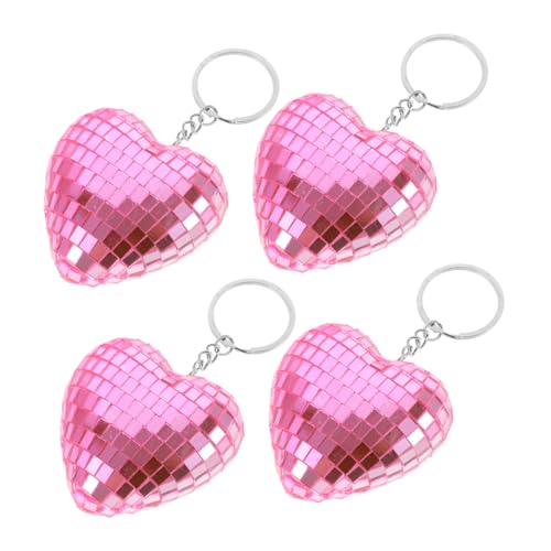 Alipis 4Stücke Herzförmiger Discokugel Schlüsselanhänger Teiliges Reflektierende Mini Disco Kugel Für Taschen Partygeschenke Kreative Dekoration Für Festivals Und Feiertage Alipis 4Stücke Herzförmiger Discokugel Schlüsselanhänger Teiliges Reflektierende Mini Disco Kugel Für Taschen Partygeschenke Kreative Dekoration Für Festivals Und Feiertage von Alipis