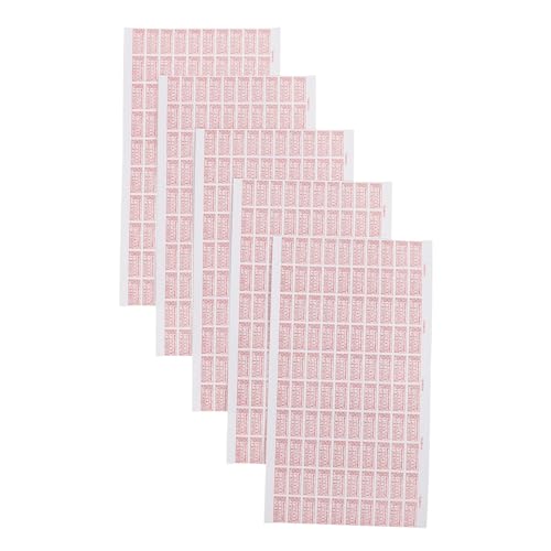 Alipis 5 Blätter Garantieaufkleber Zerbrechliche Aufkleber Für Verpackungen Kleberaufkleber Sicherheitsaufkleber Prüfplakette Manipulationssicheres Etikett Papier von Alipis