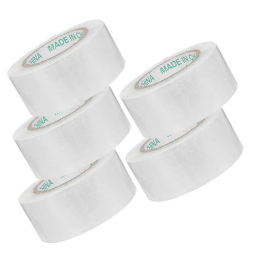 Alipis 5 Rollen Transparentes Verpackungsklebeband Strapazierfähiges Klebeband für Umzug Versiegelung Yards Insgesamt Yards Klar für Paketgrößen von Alipis