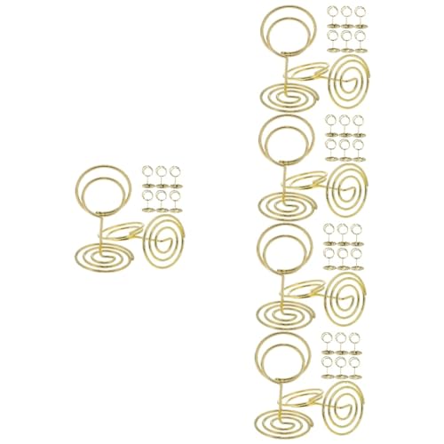 Alipis 5 Sätze Esstischnummer Rack Party Inhaber Fotohalter Dekorationen Zahlen Tabellennummer Steht Für Gruß Table -numper -hause Name Hochzeiten Draht Aus Kohlenstoffstahl 30 Stück * 5 von Alipis
