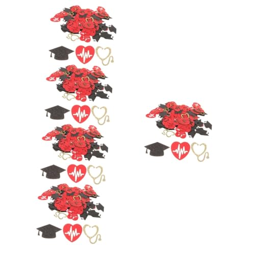 Alipis 5 Stück 1 Krankenschwester-Abschluss-Konfetti Stillparty-Konfetti Abschlussdekorationen für medizinische RN Partyzubehör Krankenschwester Konfetti Tischkonfetti von Alipis