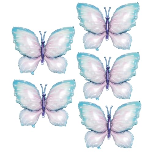 Alipis 5 Stück Cartoon Schmetterling Folienballons Niedliche Aufblasbare Luftballons für Geburtstagsfeiern und Feste für Dekoration und Fotosessions Alipis 5 Stück Cartoon Schmetterling Folienballons Niedliche Aufblasbare Luftballons für Geburtstagsfeiern und Feste für Dekoration und Fotosessions von Alipis