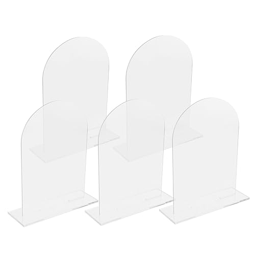 Alipis 5 Stück Hochzeits Für Esstischbeschilderung Stall Unser Tabellennummer Steht Leer Herzstück Tischdekoration Plattenständer Für Die Anzeige Perspex Zeichen Tablett Acryl Transparent von Alipis