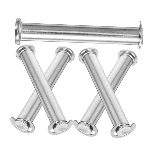 Alipis 5 Stück Palettenschrack Pin mit Flachkopf Nut Zylinder Pin mit Sicherungsringen Sicherer Halt für Palettensysteme Einfache Montage Langlebig Strapazierfähig von Alipis