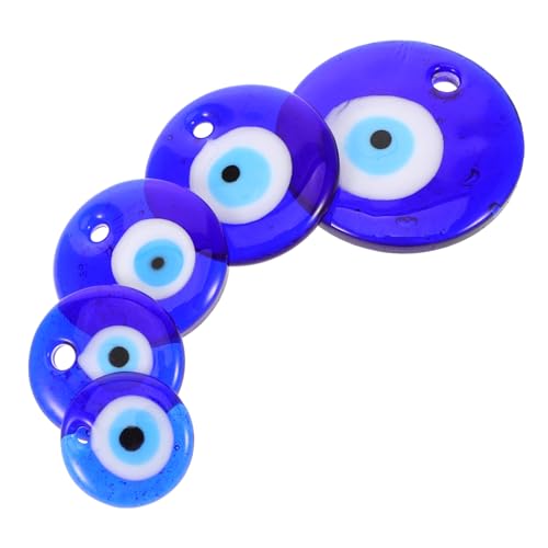 Alipis 5 Stück Teiliges Evil Eye Charms für Schmuckherstellung Schmuckzubehör für Ohrringe Armbänder und für DIY Projekte von Alipis