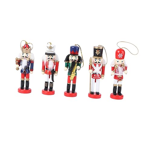 Alipis 5 Stück Teiliges Set Holzanhänger Niedlicher Hängender Soldat Handgefertigte Weihnachtsdekoration Leichte Umweltfreundliche Holzfiguren für Baum und Raumgestaltung Alipis 5 Stück Teiliges Set Holzanhänger Niedlicher Hängender Soldat Handgefertigte Weihnachtsdekoration Leichte Umweltfreundliche Holzfiguren für Baum und Raumgestaltung von Alipis