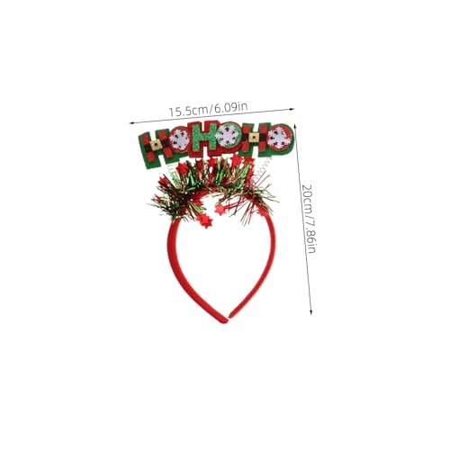 Alipis 5 Stück Weihnachtsmütze Haarschmuck Kopfbedeckung Weihnachts Stirnband Pelzig Mädchen Rentiergeweih Stirnband Topper Gäste Erwachsene Süße Weihnachtsdekoration von Alipis