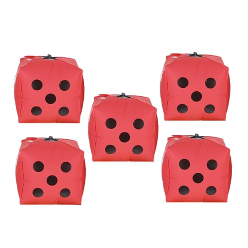 Alipis 5 Stück Würfel Ballon Quadratische Folienballons Folienwürfelballons Würfelfolienballon Partydekorationsballon Ballondekorations -kit Spielballon Aluminiumfolie Rot Alipis 5 Stück Würfel Ballon Quadratische Folienballons Folienwürfelballons Würfelfolienballon Partydekorationsballon Ballondekorations -kit Spielballon Aluminiumfolie Rot von Alipis