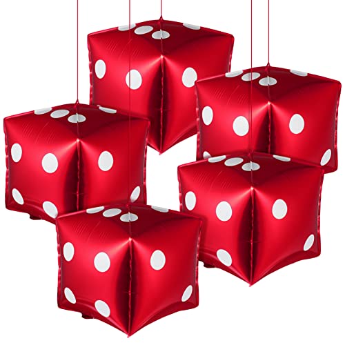 Alipis 5 Stück Würfelfolienballons Dekorative Quadratische Würfelballons Aus Aluminiumfolie Lustige Partydekorationen Alipis 5 Stück Würfelfolienballons Dekorative Quadratische Würfelballons Aus Aluminiumfolie Lustige Partydekorationen von Alipis