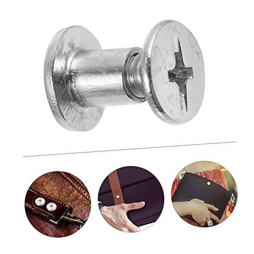 Alipis 50 Sätze Teiliges Carbonstahl Schraubnieten Rundkopf Kreuzschlitz Buchschrauben für Leder Fotoalben Scrapbooking DIY Basteln Rostfrei Stabile Befestigung Alipis 50 Sätze Teiliges Carbonstahl Schraubnieten Rundkopf Kreuzschlitz Buchschrauben für Leder Fotoalben Scrapbooking DIY Basteln Rostfrei Stabile Befestigung von Alipis