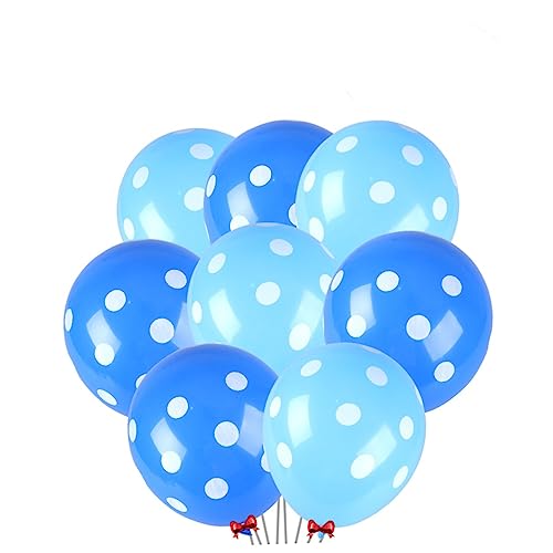 Alipis 50 Stück 12 Partyballons Latexballons Hochzeitsornament Heliumballons heim hochzeitsdeko partyhüte kindergeburtstag balloon Luftballons Dekor Hochzeitsballons Punktmuster schmücken von Alipis