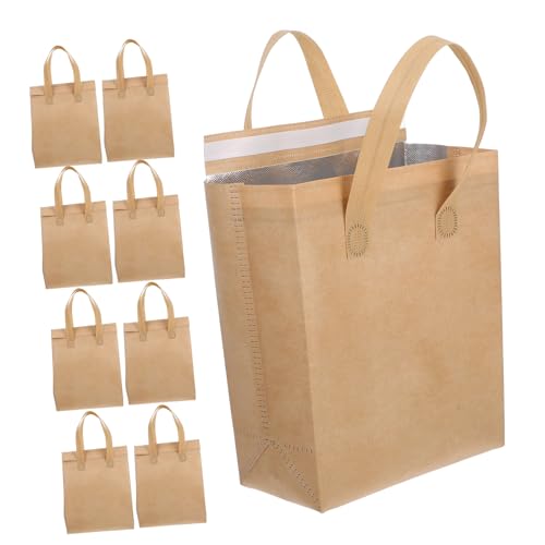 Alipis 50 Stück Isoliertaschen Getränke Einkaufstasche Isolierte Kühltasche Tragegriff Trinktaschen Goodie Bags Isolierte Snacktasche Thermoisoliertasche Lebensmittel Papiertüten Alipis 50 Stück Isoliertaschen Getränke Einkaufstasche Isolierte Kühltasche Tragegriff Trinktaschen Goodie Bags Isolierte Snacktasche Thermoisoliertasche Lebensmittel Papiertüten von Alipis