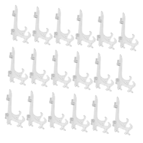 Alipis 50 Stück Mini Tisch Staffelei Transparente Kunststoffhalter für Bilder Teller und Dekoration Vielseitig Einsetzbar Galerie Zuhause und Bildungseinrichtungen Alipis 50 Stück Mini Tisch Staffelei Transparente Kunststoffhalter für Bilder Teller und Dekoration Vielseitig Einsetzbar Galerie Zuhause und Bildungseinrichtungen von Alipis
