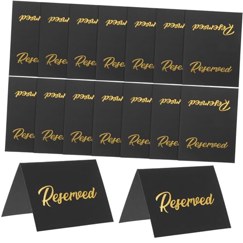 Alipis 50 Stück Papier Reserved Tischschilder Beidseitig Bedruckt und Silberprägung Vielseitig Einsetzbar für Hochzeit Party Restaurant Langlebig und Reißfest Elegante Tischreservierung Alipis 50 Stück Papier Reserved Tischschilder Beidseitig Bedruckt und Silberprägung Vielseitig Einsetzbar für Hochzeit Party Restaurant Langlebig und Reißfest Elegante Tischreservierung von Alipis