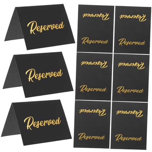 Alipis 50 Stück Reserved Tischkarten für Hochzeiten Doppelseitig Bedruckt Silberprägung für Restaurant und Feierlichkeiten Design für Reservierungen Alipis 50 Stück Reserved Tischkarten für Hochzeiten Doppelseitig Bedruckt Silberprägung für Restaurant und Feierlichkeiten Design für Reservierungen von Alipis