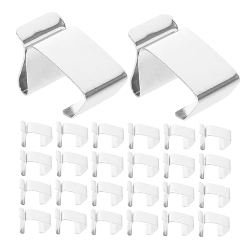 Alipis 50 Stück Teiliges Edelstahl Dachrinnenhaken Wetterfest für Außenbereich Stilvolle Weihnachtslicht Clips zur Sicheren Befestigung von Lichterketten an Dachrinnen für DIY Alipis 50 Stück Teiliges Edelstahl Dachrinnenhaken Wetterfest für Außenbereich Stilvolle Weihnachtslicht Clips zur Sicheren Befestigung von Lichterketten an Dachrinnen für DIY von Alipis