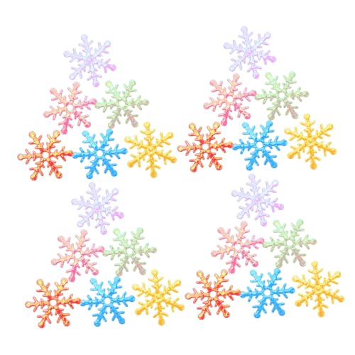 Alipis 5000 Stück Mini Schneeflocken Konfetti Weiß Glitzer Winterdeko Party Streudeko für Weihnachten Hochzeit Geburtstag Festliche Tischdekoration von Alipis