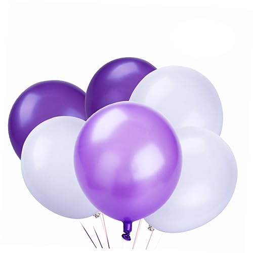 Alipis 50Stücke Herz Latexballons Kreative Partydekoration Weiß Und Dunkellila Für Hochzeiten Geburtstagsfeiern Und Festlichkeiten Langlebig Und Unvergessliche Alipis 50Stücke Herz Latexballons Kreative Partydekoration Weiß Und Dunkellila Für Hochzeiten Geburtstagsfeiern Und Festlichkeiten Langlebig Und Unvergessliche von Alipis