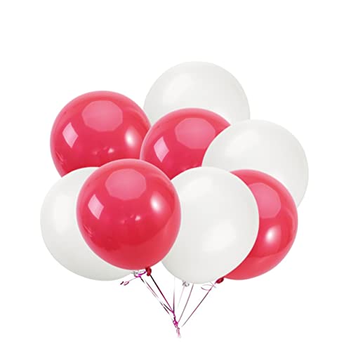 Alipis 50Stücke Latexballons Dicke Partyballons Rot Und Beige Für Hochzeiten Geburtstagsfeiern Und Festliche Dekorationen von Alipis