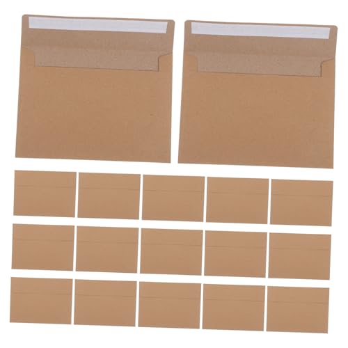 Alipis 50Stücke Selbstklebende Umschläge Vintage Hochzeitsumschläge Beschreibbar für Einladungskarten Braune Kraftpapier Umschläge Leicht und Tragbar zu Versiegeln Alipis 50Stücke Selbstklebende Umschläge Vintage Hochzeitsumschläge Beschreibbar für Einladungskarten Braune Kraftpapier Umschläge Leicht und Tragbar zu Versiegeln von Alipis