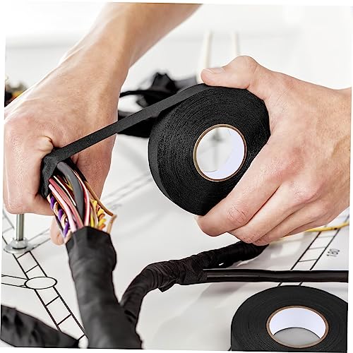Alipis 5Rollen Kabelbaum Klebeband Hochwertiges Selbstklebendes Textilklebeband für Elektrische Automobilanwendungen Stark Haftend Geräuschreduzierend Hitzebeständig Alipis 5Rollen Kabelbaum Klebeband Hochwertiges Selbstklebendes Textilklebeband für Elektrische Automobilanwendungen Stark Haftend Geräuschreduzierend Hitzebeständig von Alipis