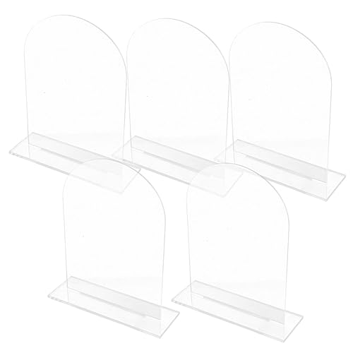 Alipis 5Sätze Tischkarten Für Hochzeiten DIY Namens Tischkarten Zur Tischdekoration Transparente Leere Schildchen Für Feierlichkeiten Und Empfänge von Alipis