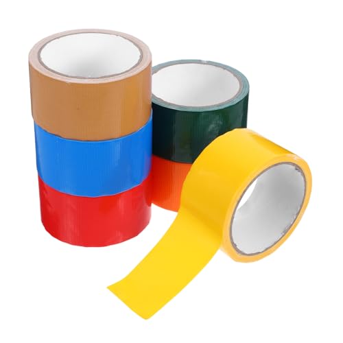 Alipis 6 Rollen Dekoratives Klebeband Klebeband Multi Bastelband Außenband Bunte Klebebänder Zeichenband Wasserdichtes Band Farbiges Packband Massenband Farbband Buntes Band Stoff von Alipis
