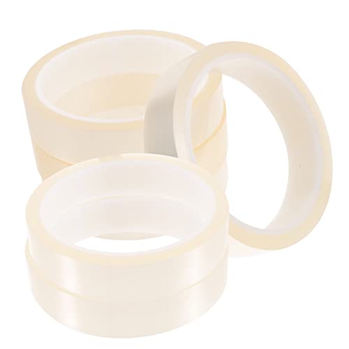 Alipis 6 Rollen Hochtemperaturbeständige Klebebänder Hochtransparentes Stark Haftendes Pet Isolierband Vielseitig Einsetzbar für Reparaturen Malerarbeiten Verpackungen Alipis 6 Rollen Hochtemperaturbeständige Klebebänder Hochtransparentes Stark Haftendes Pet Isolierband Vielseitig Einsetzbar für Reparaturen Malerarbeiten Verpackungen von Alipis