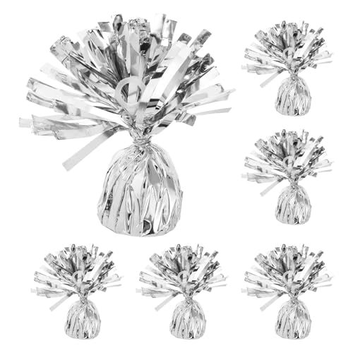 Alipis 6 Stück Ballonbeschwerer Robuste Gewichte für Hochzeiten und Partys Wiederverwendbar Design für Innen und Außendekorationen Effektive Ballonhalterung von Alipis