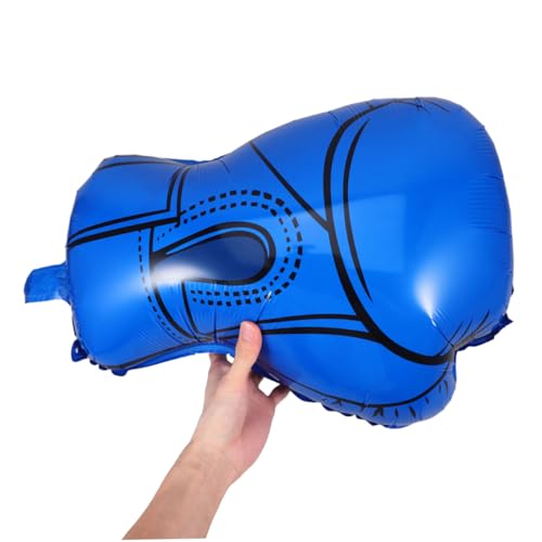 Alipis 6 Stück Boxhandschuhe Folienballons Farbenfrohe Partydeko für Jungengeburtstag Wrestling Event Deko Einfache Inflation und Platzsparende Aufbewahrung für Box und Sportmottos von Alipis