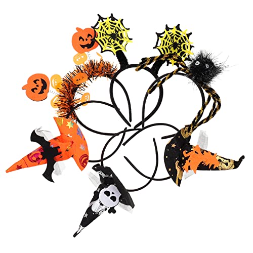 Alipis 6 Stück Halloween Hexenhut Haarreif Teiliges Bequeme Party Haarreifen mit Spinnen und Totenkopfdesign Halloween Kopfschmuck für Jugendliche Rutschfest und Auffällig Alipis 6 Stück Halloween Hexenhut Haarreif Teiliges Bequeme Party Haarreifen mit Spinnen und Totenkopfdesign Halloween Kopfschmuck für Jugendliche Rutschfest und Auffällig von Alipis